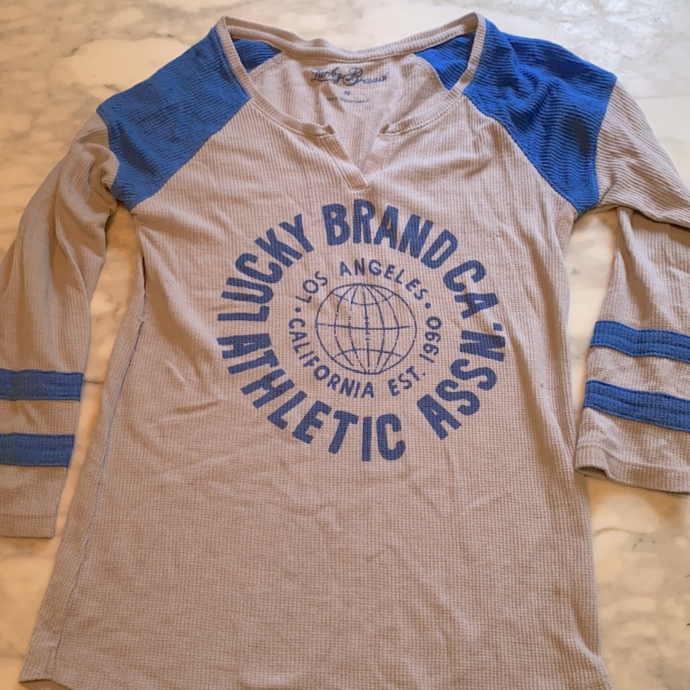 Lucky Brand Half Sleeve T-Shirt (XS)